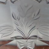Chiseled crystal empty pocket cup