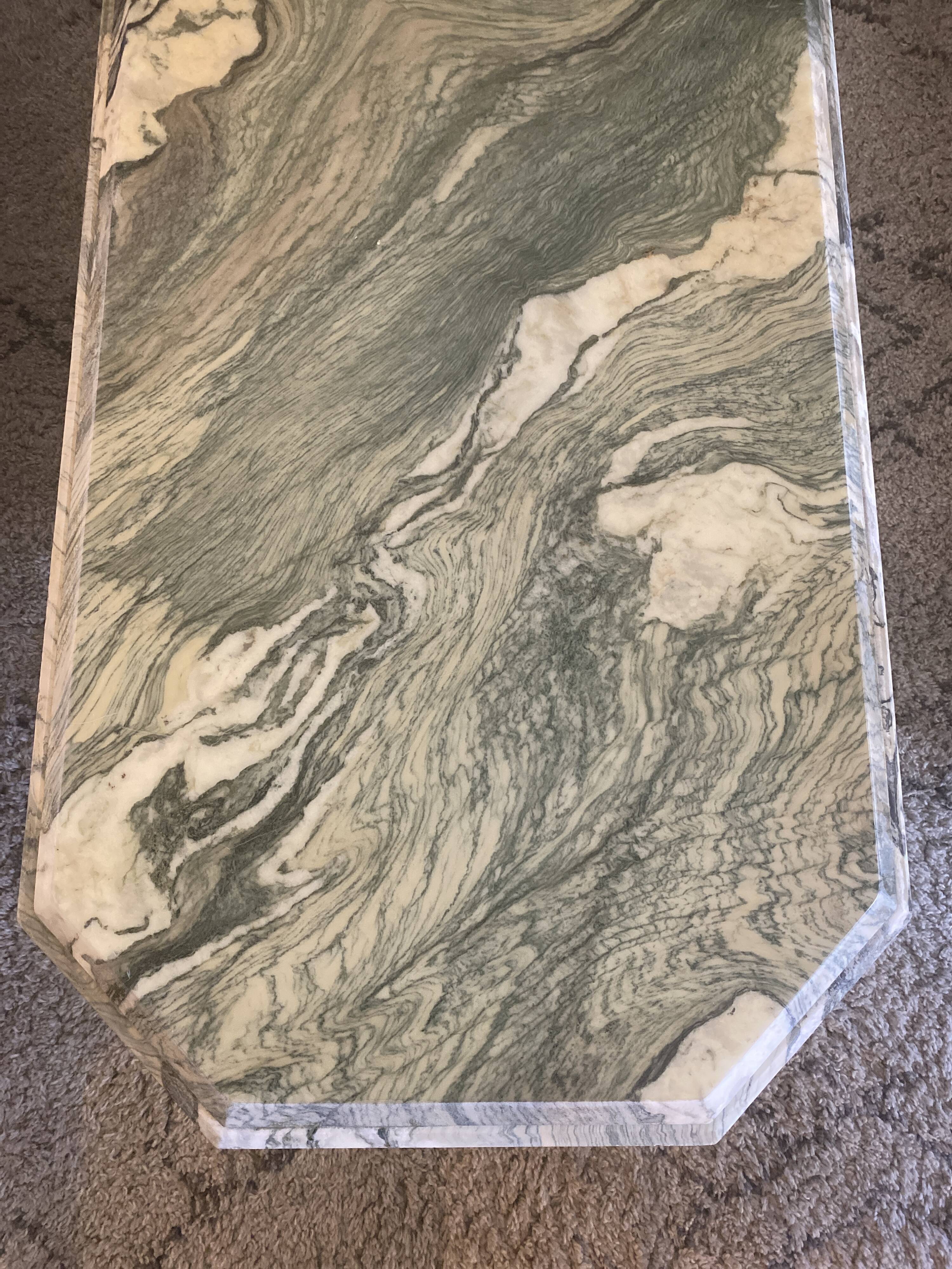 Marble coffee table