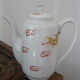 Asian porcelain dragon coffee set