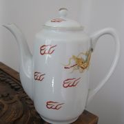 Service à café dragon porcelaine asie