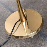 Lonea floor lamp in Hollywood Regency vintage style in brass by Florian Schulz.