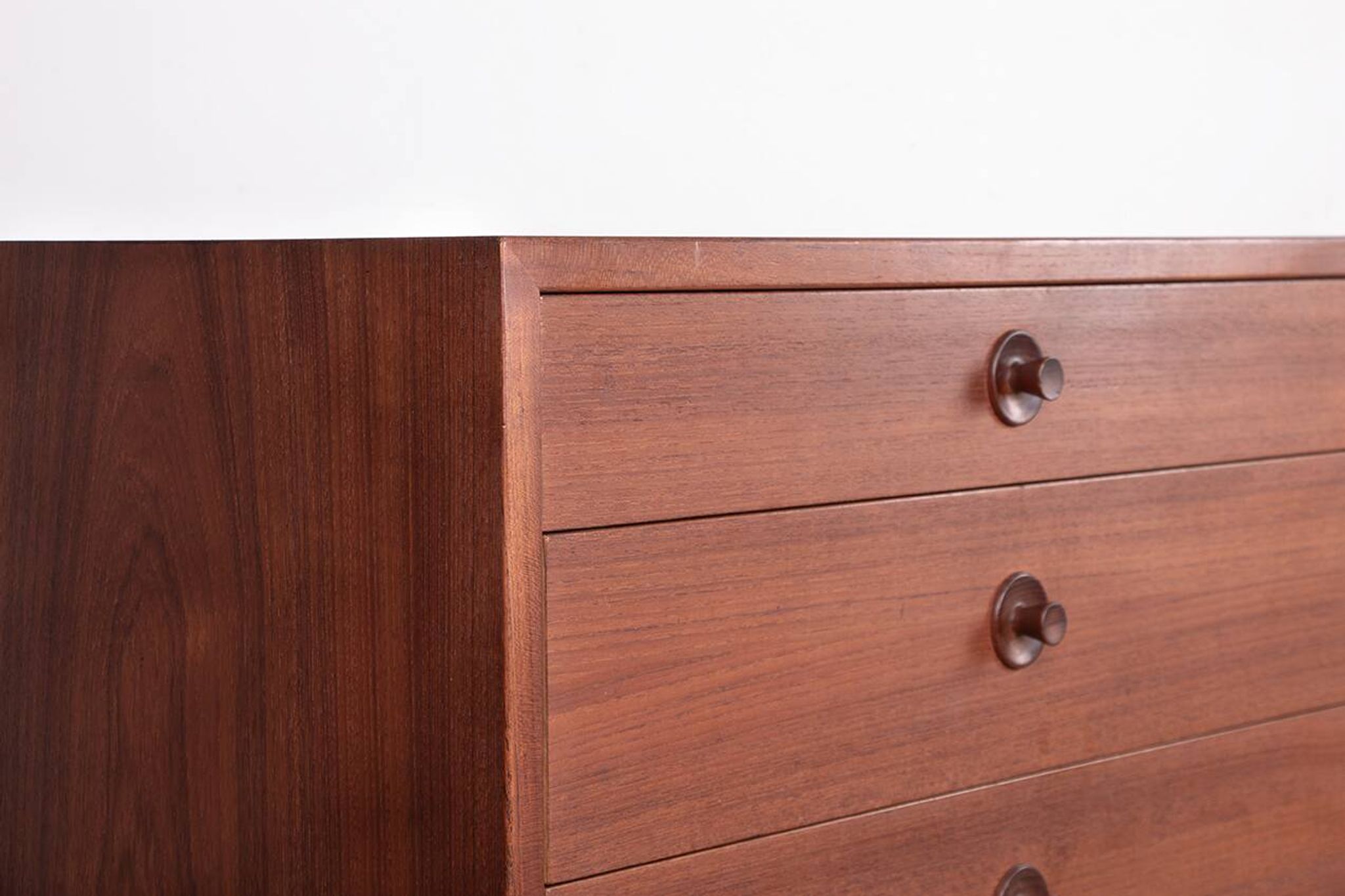 Commode double, 8 tiroirs, en teck par Borge Mogensen 1960