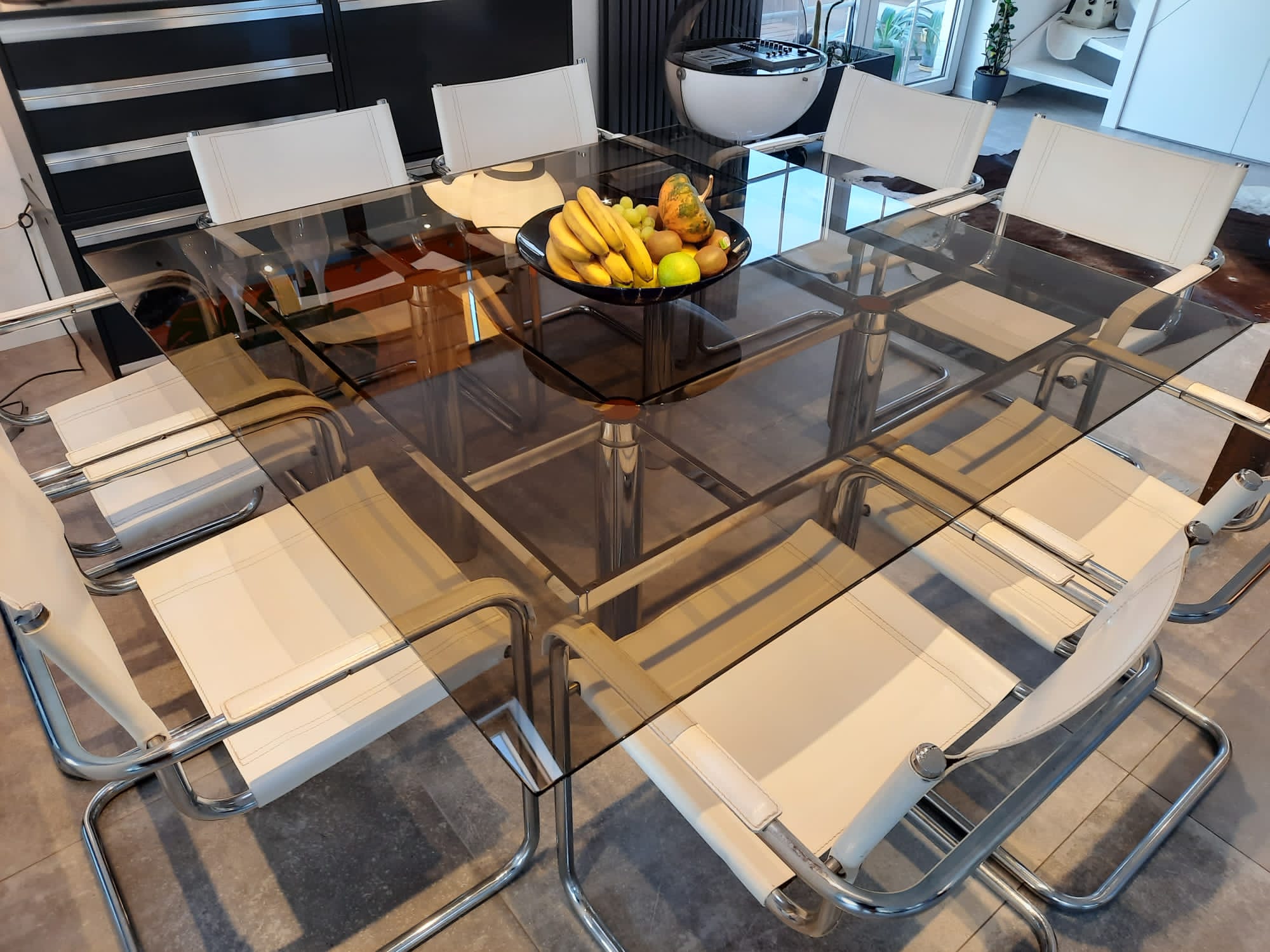 Set of 8 chairs design Matteo Grassi