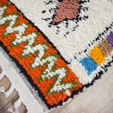 Handmade moroccan berber carpet 253 x 160 cm