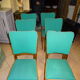 Set de 6 chaises des années 70