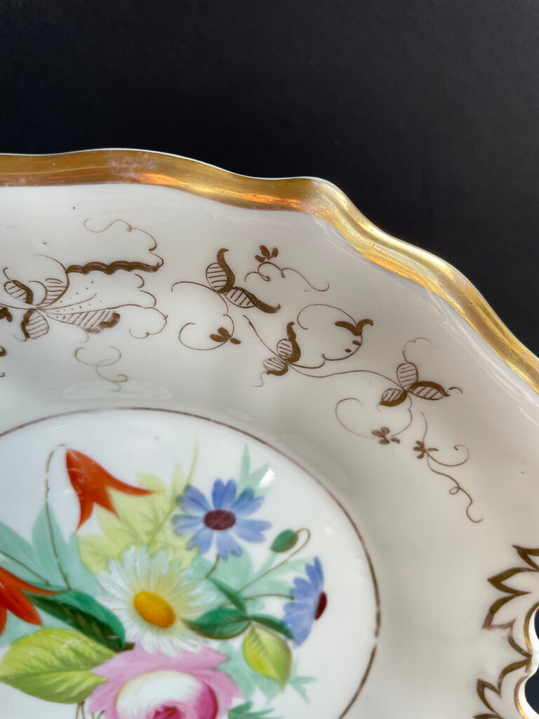 Kpm - serving dish (1) - hand-decorated porcelain