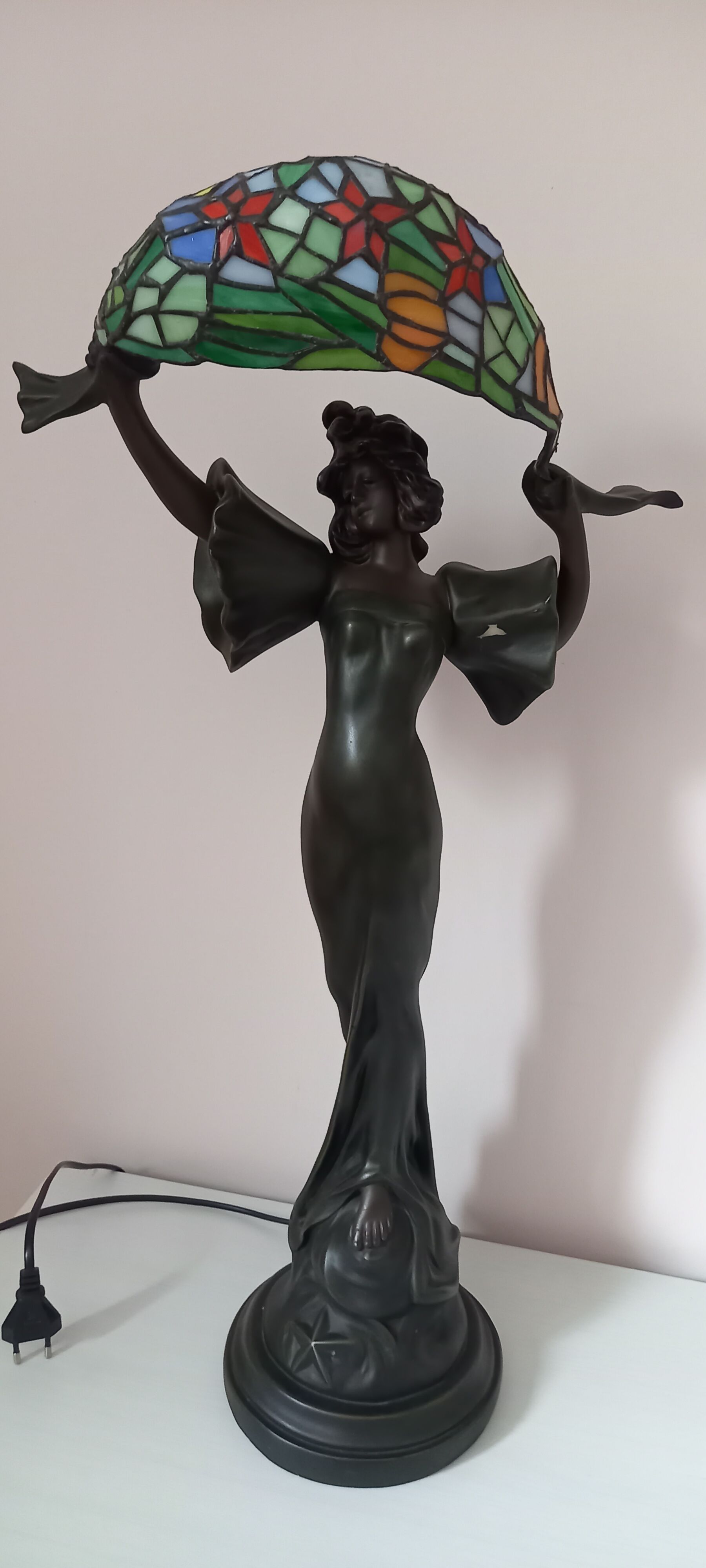 Lampe Style Tiffany vitrail