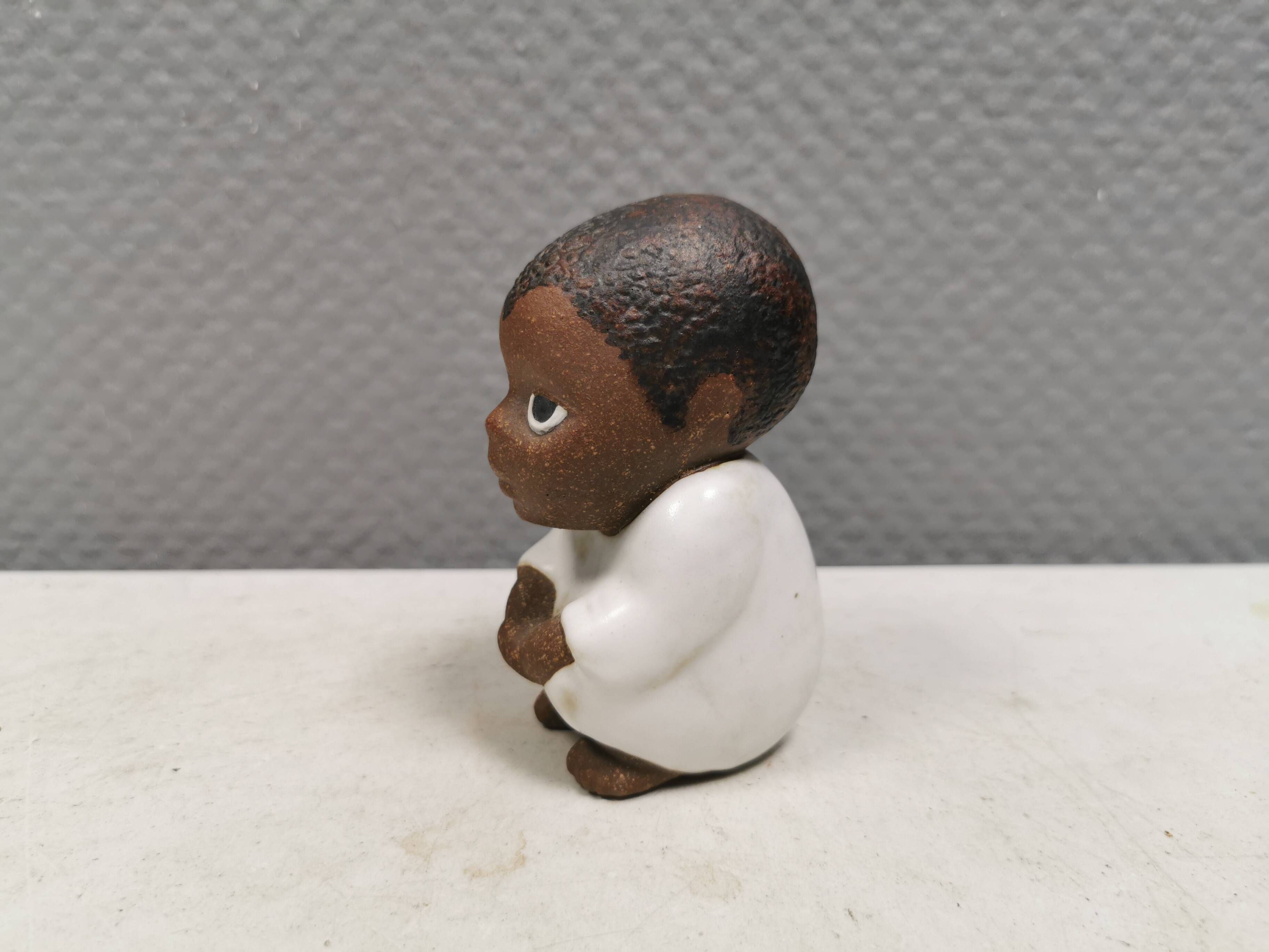 Lisa Larson Ceramic Figure: South, All Children of the World Series (1974)