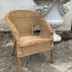 Rattan / wicker armchair for children twentieth century