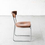 Set of 4 'B257' dining chairs by Emile Guillot, 1920s