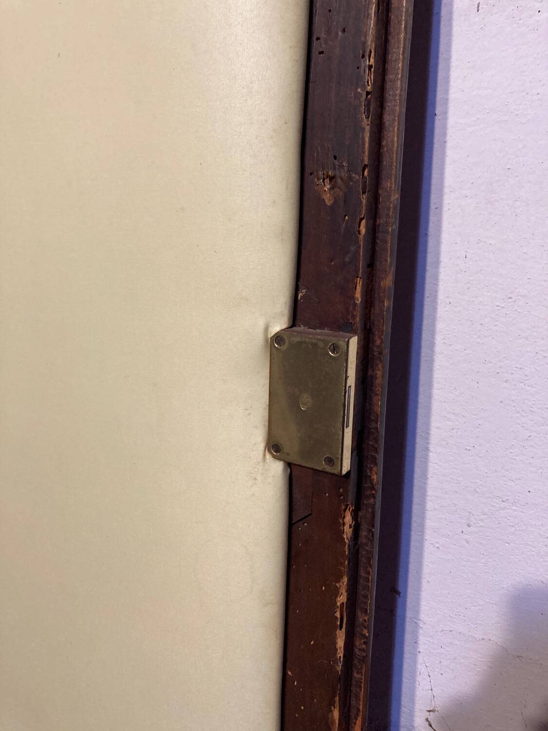 Pair of old mirror doors