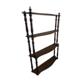 Hanging wood shelf