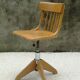 Stoll office chair, swivelling and adjustable in height