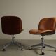 ‘Parioli’ office chairs by Ennio Fazioli for MIM Roma, Italy 1960s