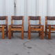 Set de 4 chaises orme Regain vintage 1970