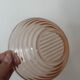 Sucrier en verre rose