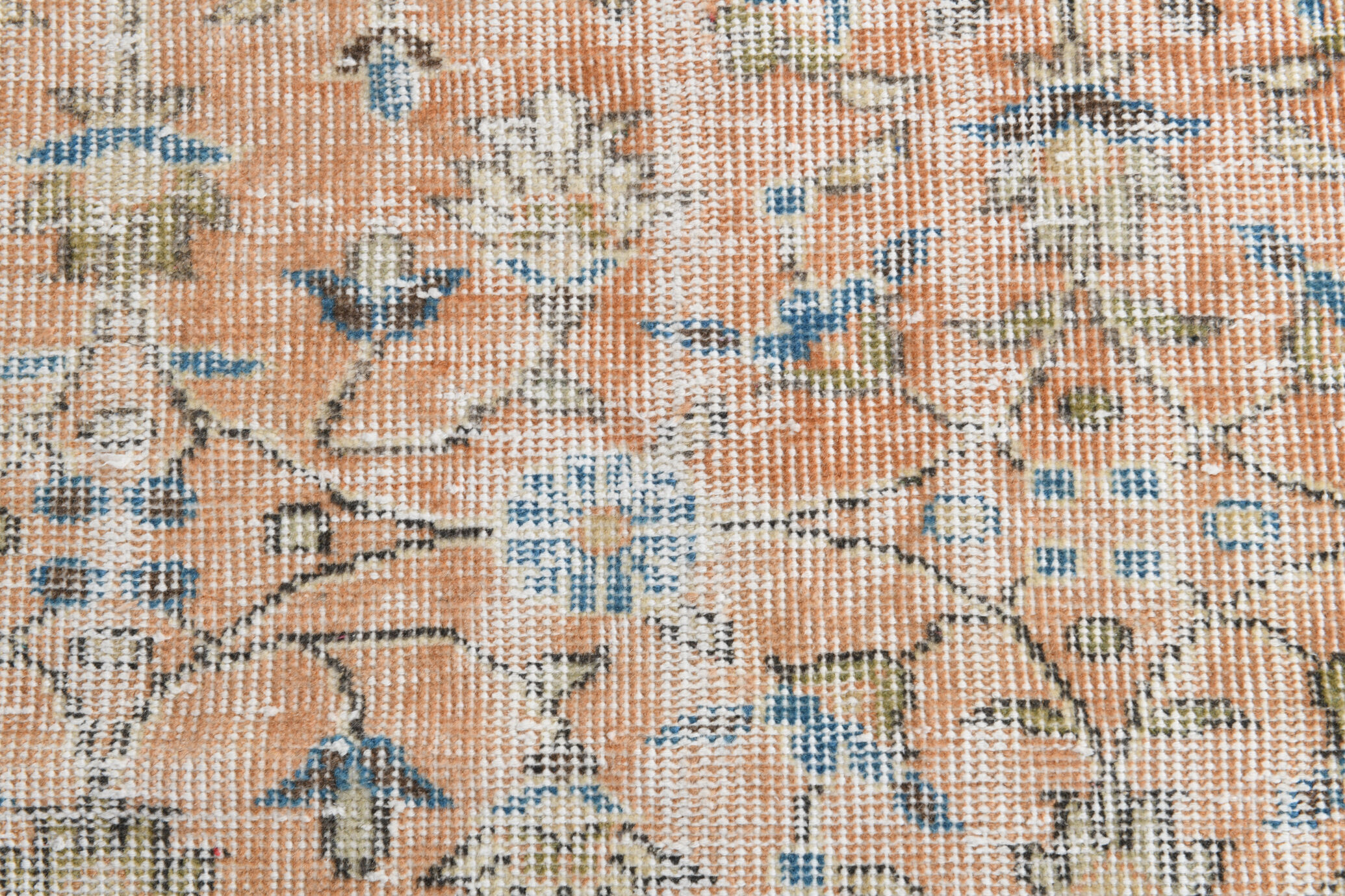 3x9 Vintage Floral Runner Rug,78x275Cm