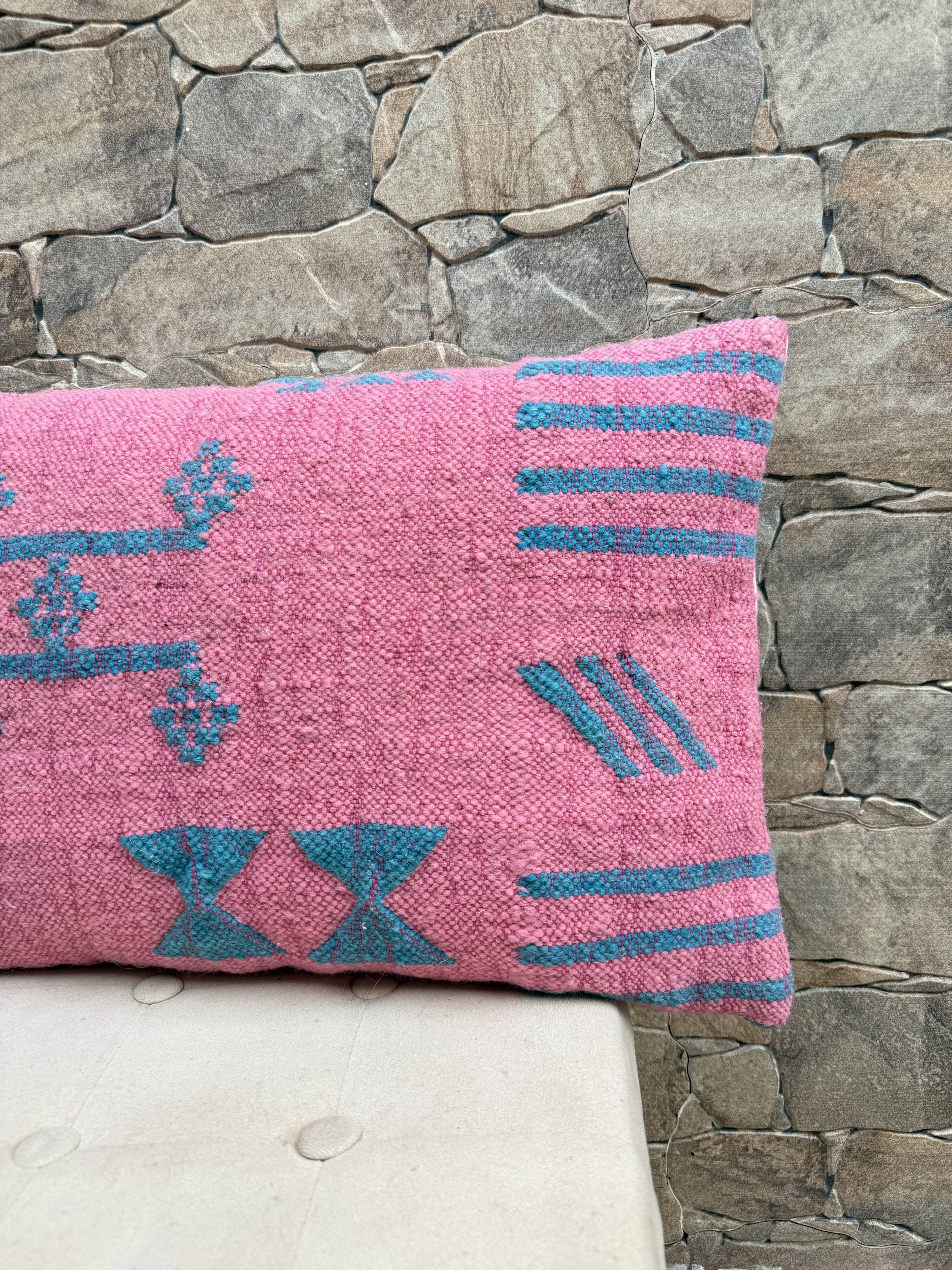 Moroccan pillowcase, Berber cushion cover, woven pillowcase