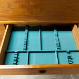 Scandinavian high enfilade 1960 solid teak