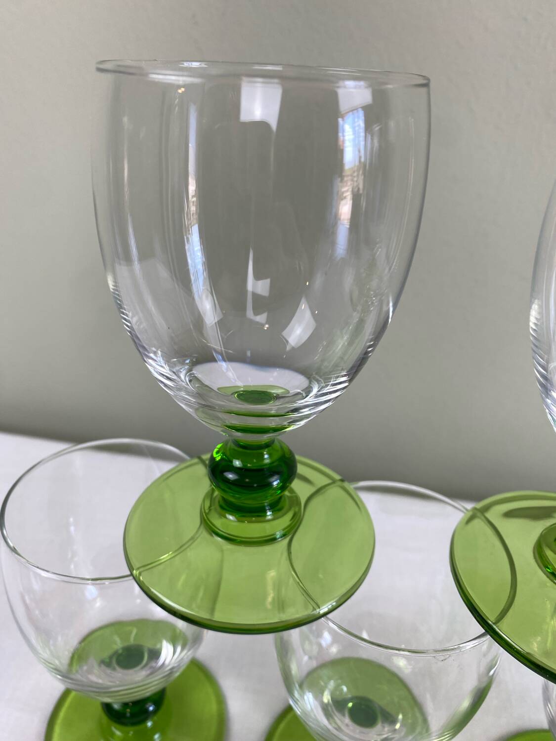 8 verres vintage