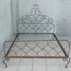 Louis XV style wrought iron bed