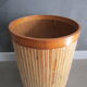 Vintage basket in bamboo and straw