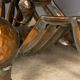 Unusual metal scorpion shaped coffee table c.1970