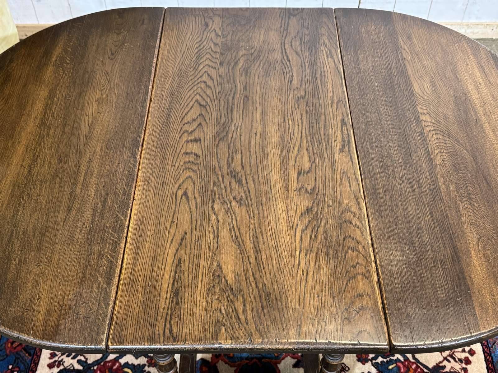 1950s oak gateleg table