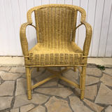 Wicker armchair