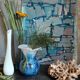 Vase glass paste of the glassmakers of Maure Vieil Mick and Bob Le Bleïs 80s