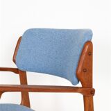 Newly upholstered O.D. Møbler / Erik Buck “Type 50” armchair / teak / mid-century / Danish modern design / Erik Buch