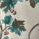 Watercolor decorated with leaves made by Renée Billette in 1912