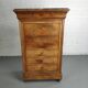Secretary style Louis Philippe in walnut bramble