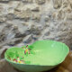 Slip fruit cup leaves flowers Carlton Ware England