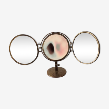 Miroir de table triptyque