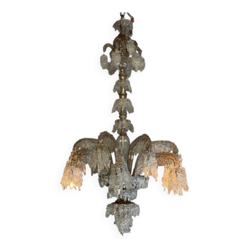 Lustre modèle “hiverno” n°136 F.lli Toso, 12 bras de lumière, 1924