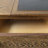 Secretary desk with stool in macasar from the 60s