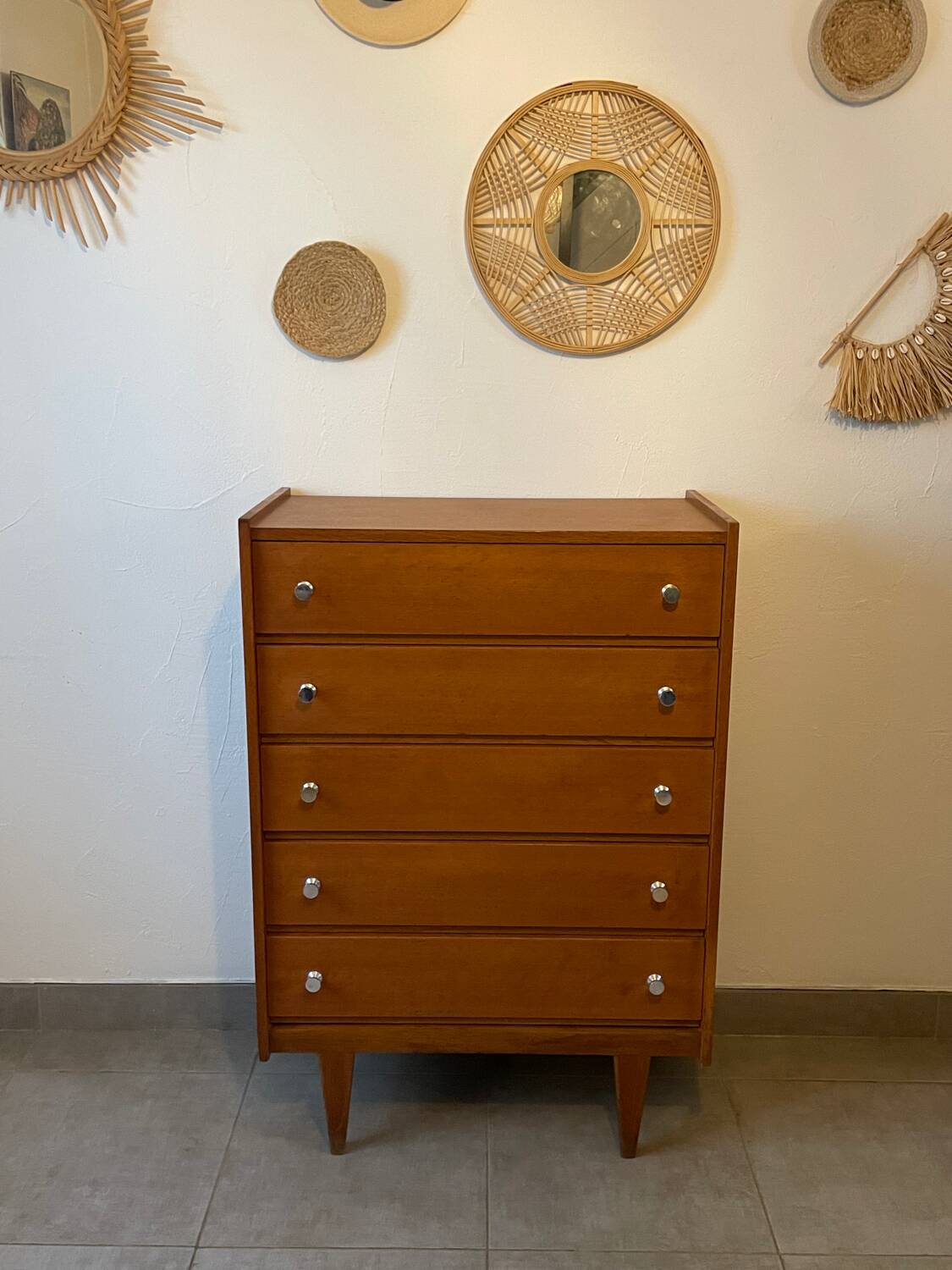 Vintage 1960s chest of drawers/dresser