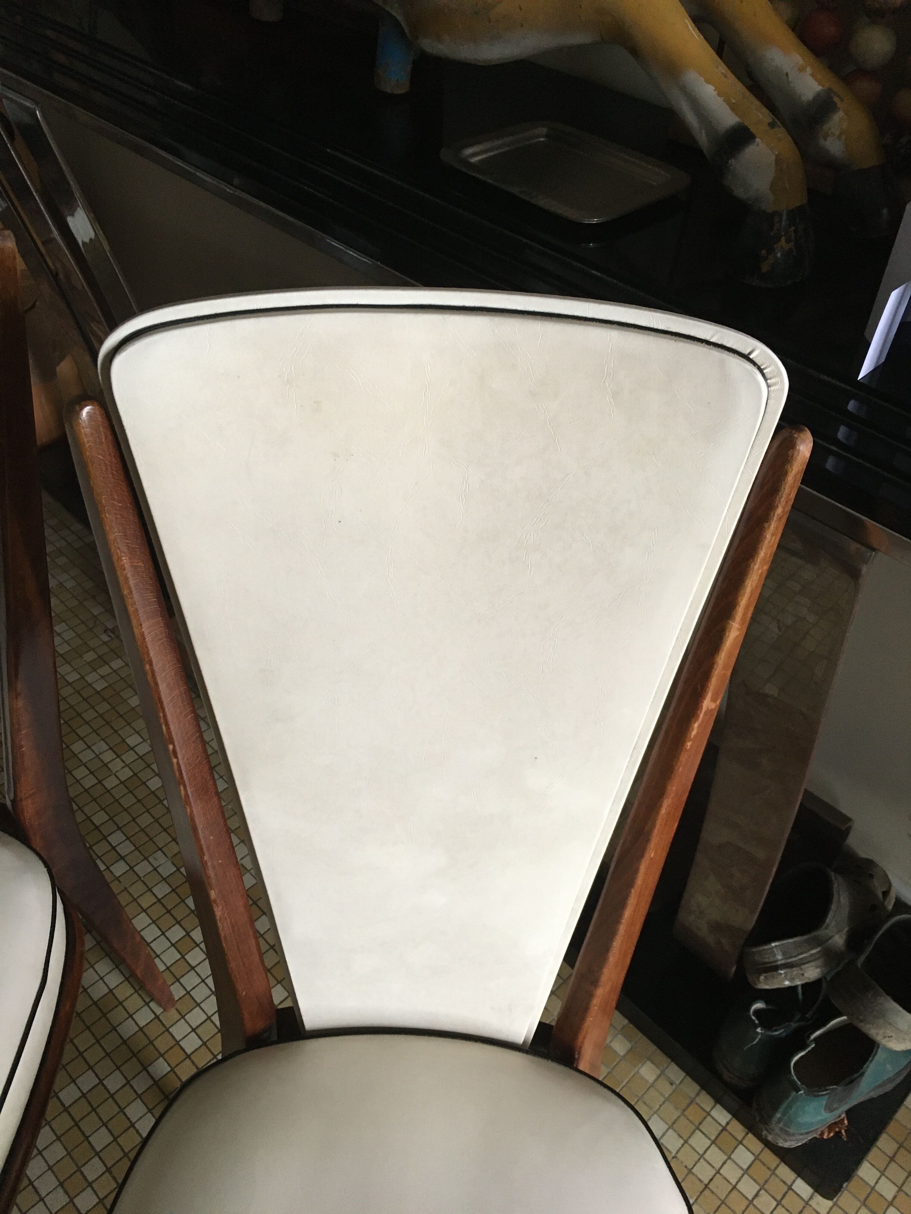 Trio of Monobloc chairs