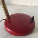 Devil red cocotte lamp vintage 1950 27cm
