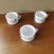 Suite de 3 grandes tasses vintage