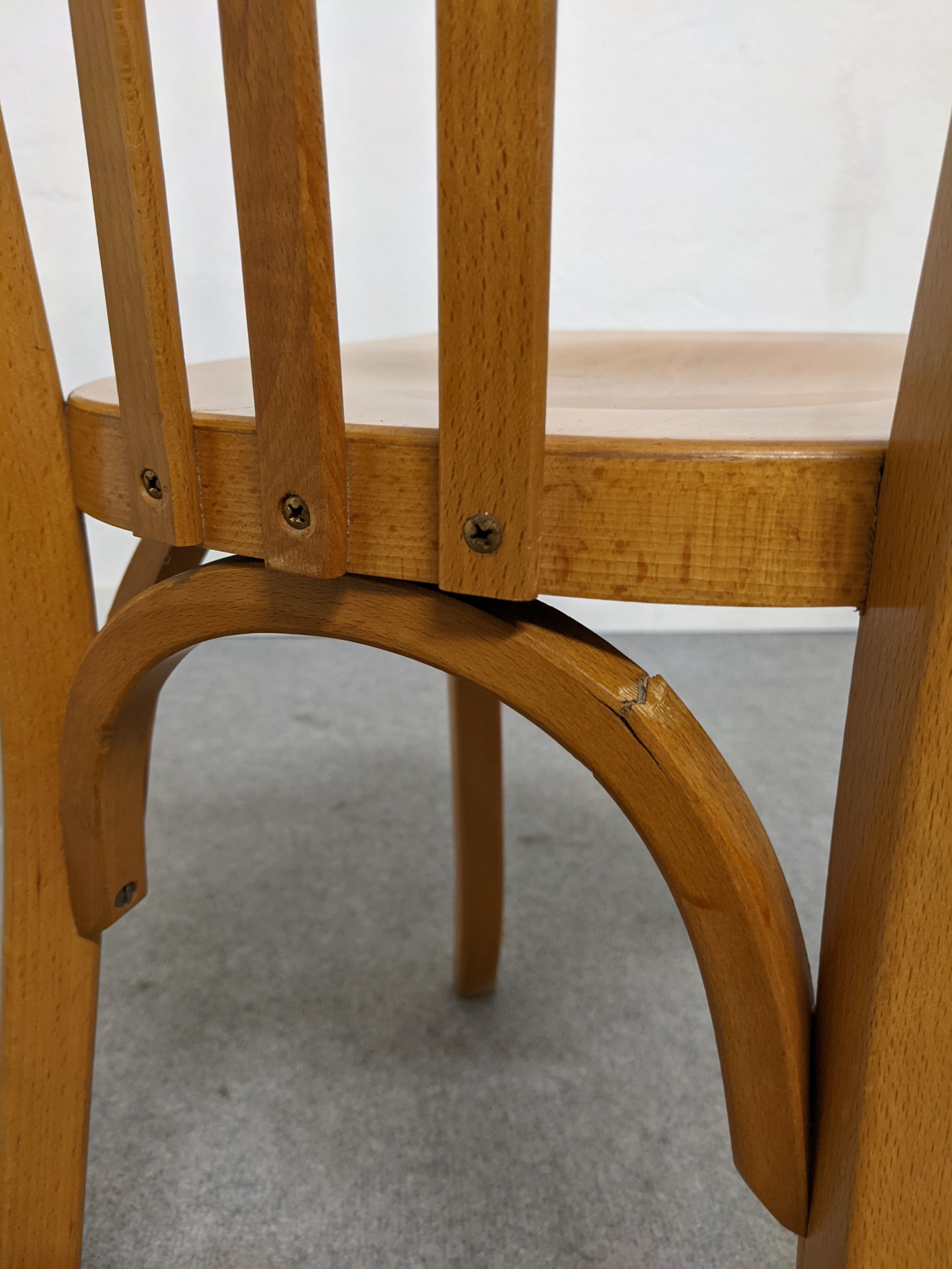 5 Baumann bistro chairs from the 1950s