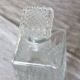 Vintage pressed glass whisky decanter