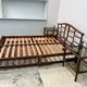 1970s vintage rattan bed