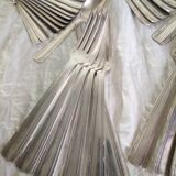 40's silver plated metal cutlery set 36 pieces