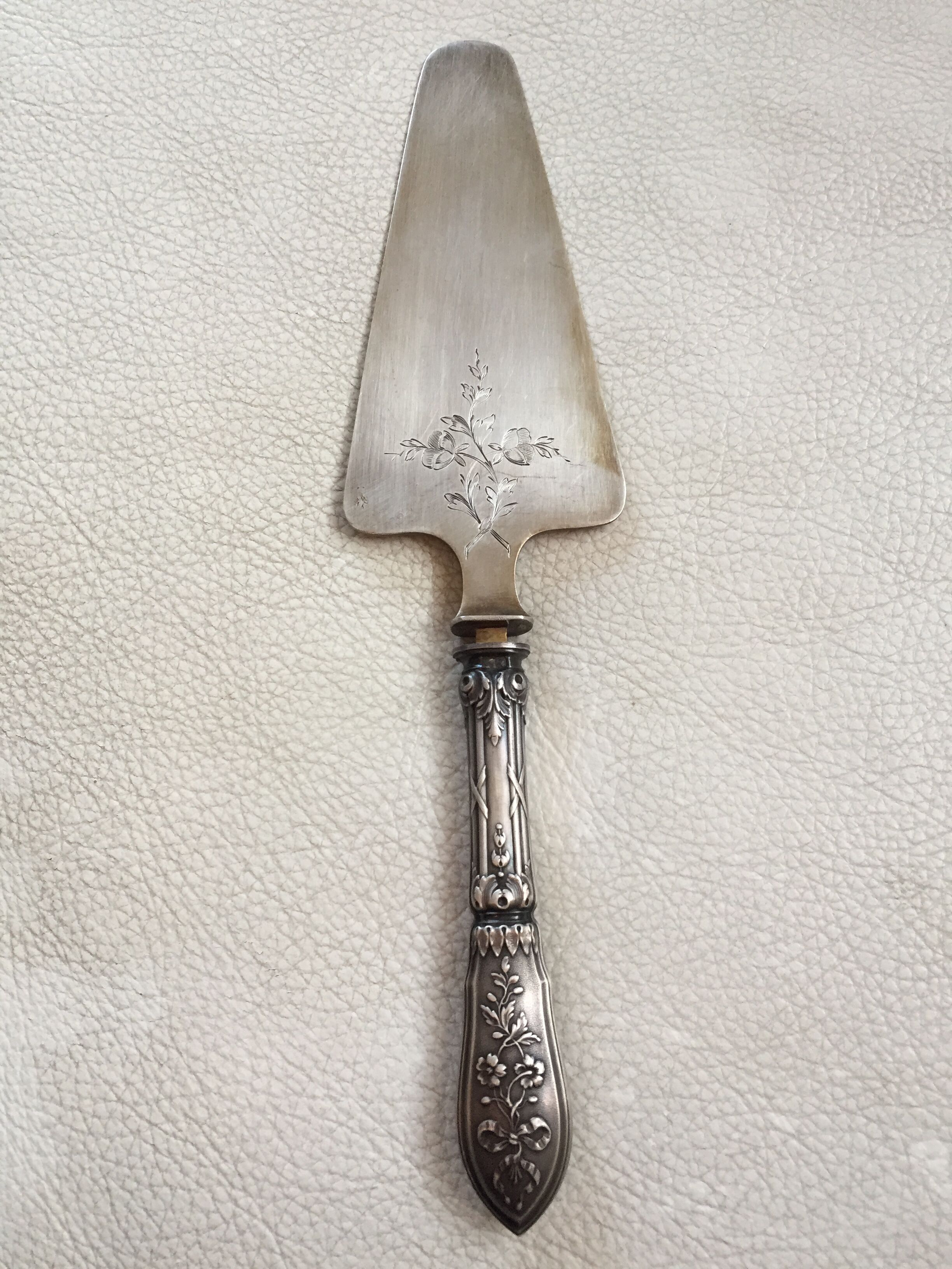 Silver pie shovel Napoleon III era
