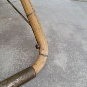 Vintage bamboo deck chair armchair 1950s Italy