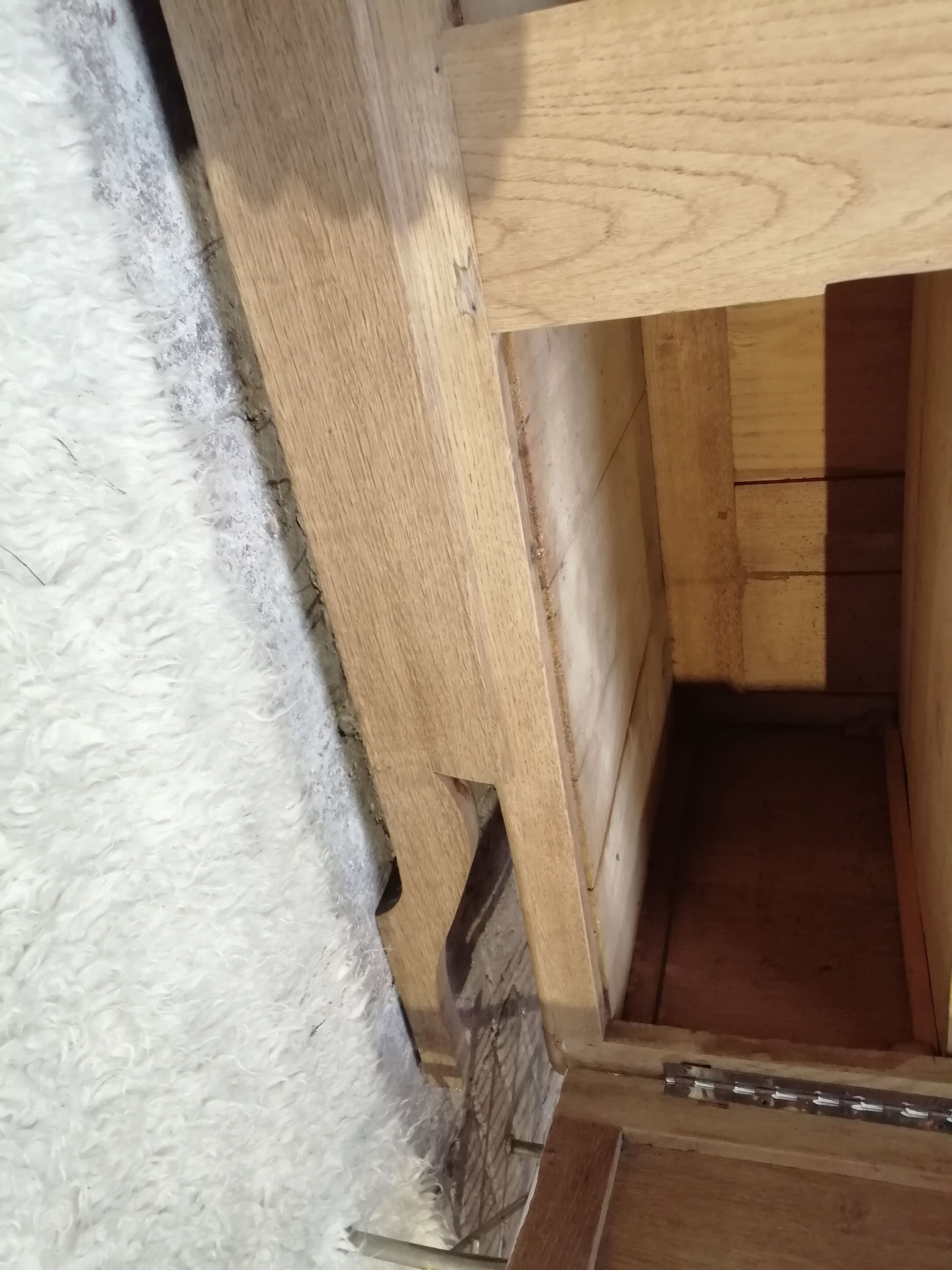 Buffet mado brushed oak and vintage cream