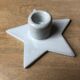 Ceramic star candle holder