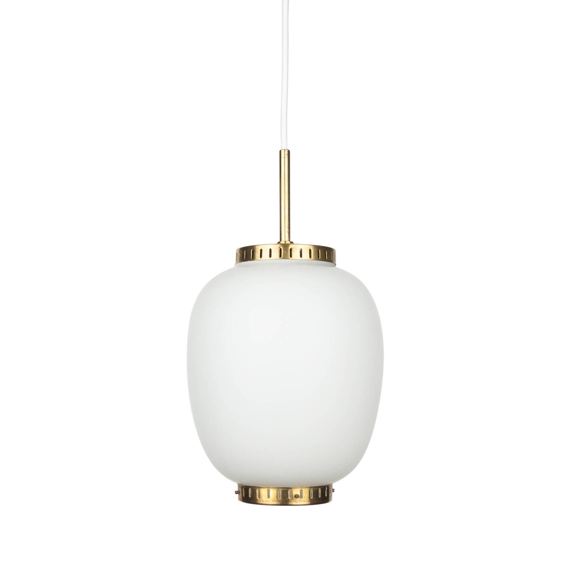 Suspension vintage danoise Kina par Bent Karlby, Lyfa, 1946